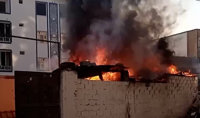 Diyarbakır'da tandırda yangın!