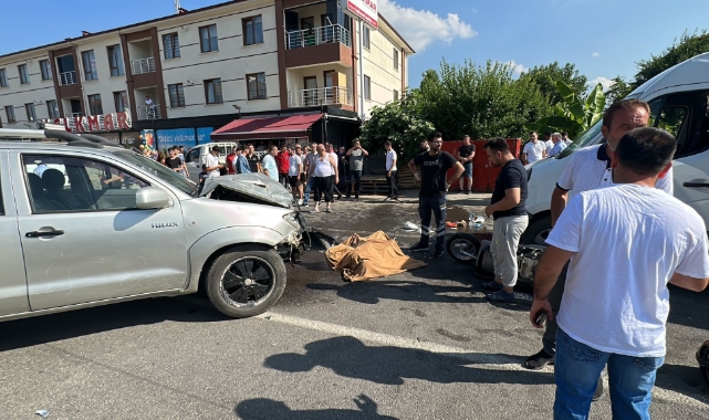 Düzce’de feci kaza: 1 ölü, 2 yaralı