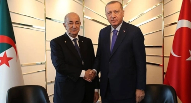 Erdoğan, Cezayir Cumhurbaşkanı Tebbun ile görüştü