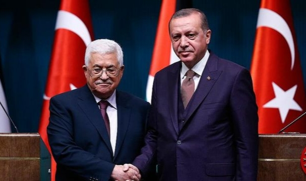 Erdoğan, Filistinli mevkidaşı ile bir araya geldi