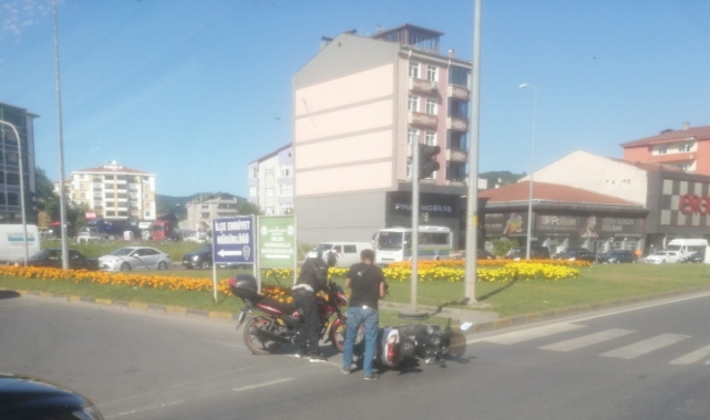 Ereğli'de motosiklet kazası: 2 yaralı