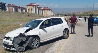 Erzurum'da korkutan trafik kazası