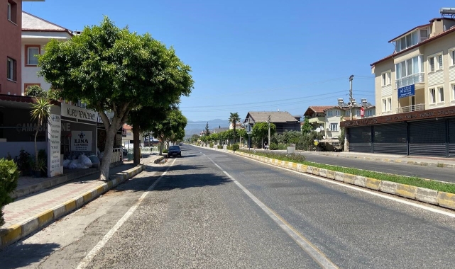 Fethiye'de sıcak hava sokakları boşalttı