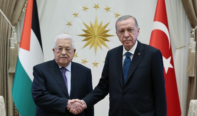 Filistin lideri Abbas Ankara'da