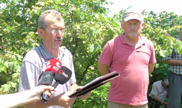 Fındık üreticileri BOTAŞ'a seslendi