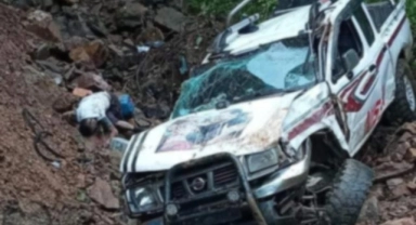Giresun'da otomobil dereye uçtu!