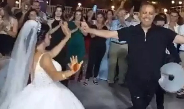 Haluk Levent, depremzede çiftin düğününe katıldı
