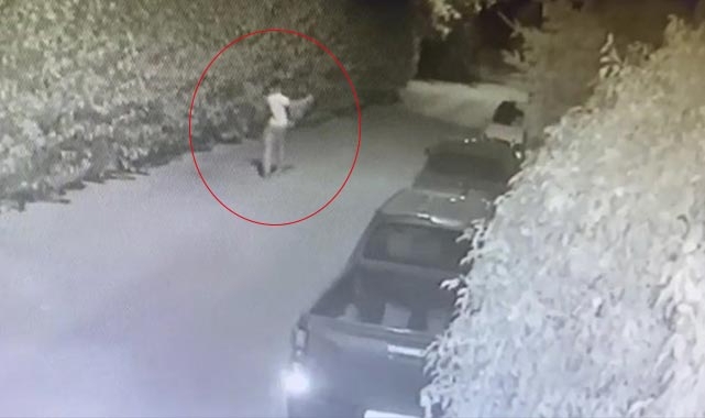 Hırsız elini kolunu sallayarak kaçtı