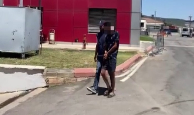 Hırsızlık şüphelisi kıskıvrak yakalandı