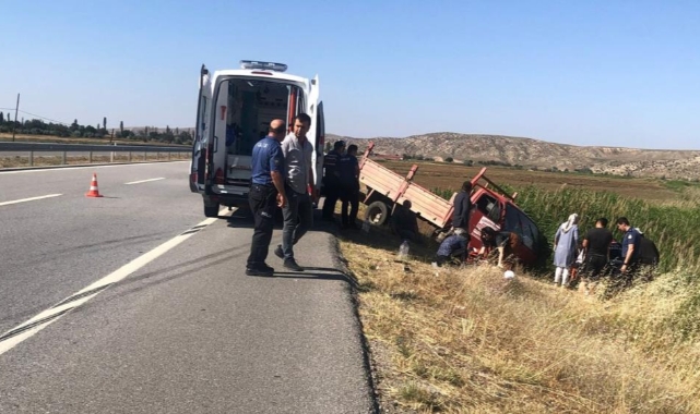 Husumetlilerinin üzerine kamyonet sürdü:1 ölü, 5 yaralı