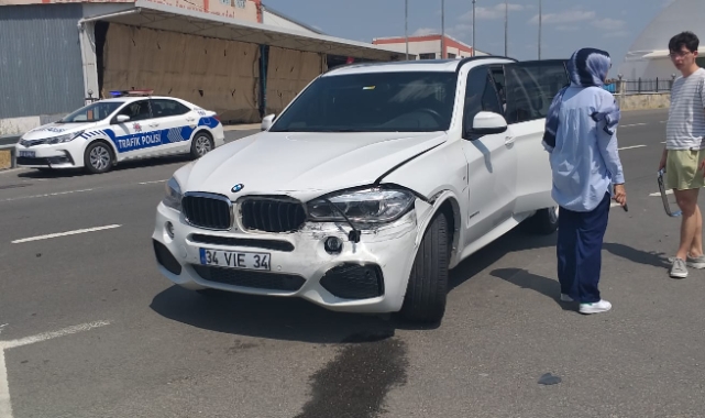 İpsala'da iki otomobilin çarpıştığı kazada 1 kişi yaralandı
