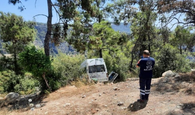 İşçi servisi yoldan çıktı