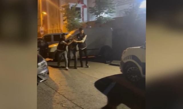 İstanbul'da kadını döven şüpheli yakalandı