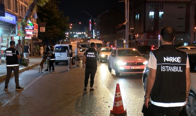İstanbul'da narkotik uygulaması yapıldı