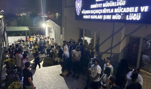 İzmir'de 170 düzensiz göçmen yakalandı