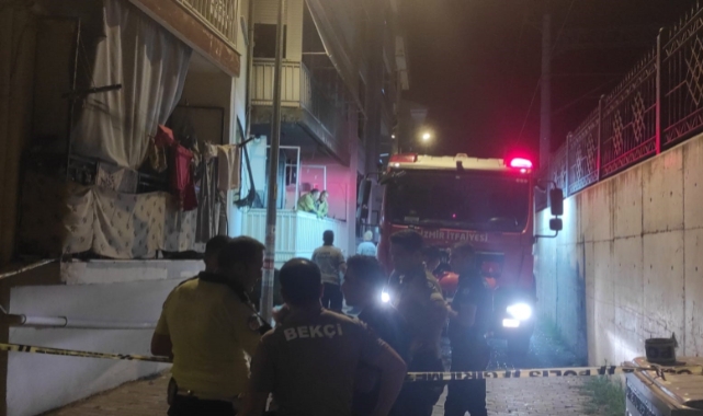 İzmir'de bir kişi patlama sesiyle balkondan atladı