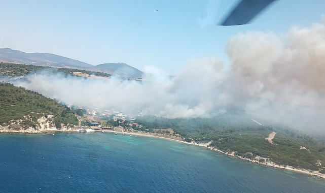 İzmir'deki orman yangını kontrol altına alındı