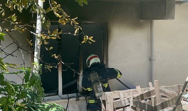 İznik'te yangın: 2 çocuk ağır yaralı