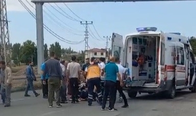 Kars’ta trafik kazası: 1 yaralı