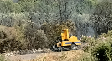 Kınık'ta orman yangını iddiası!