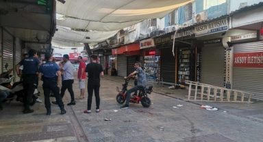 Klima montajında akıma kapılarak can verdi