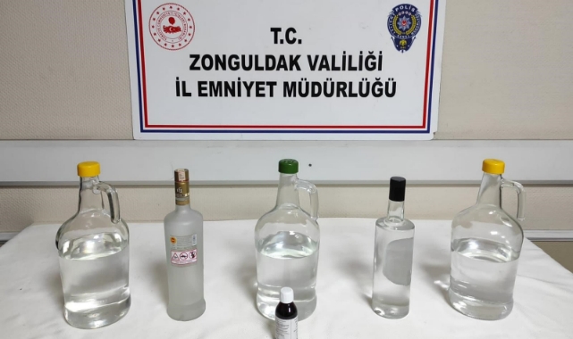 KOM ekibinden kaçak içki operasyonu