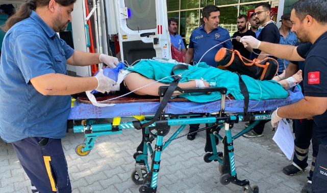 Konya'da 2. kattan düşen kadın yaralandı