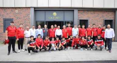 Körfezli pehlivanlar Kırkpınar'a uğurlandı