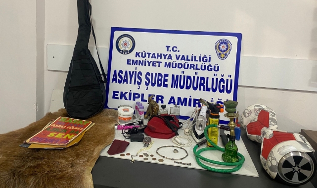 Kütahya’da 5 hırsızlık zanlısını suçüstü yakalandı