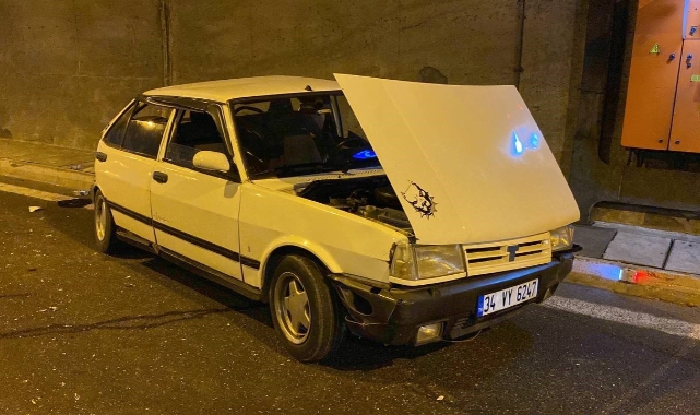Kuzey Marmara Otoyolu'nda arızalanan otomobile tır çarptı: 6 yaralı
