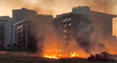 Mahalle arasında yangın paniği