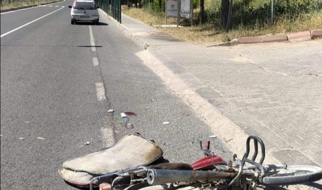 Malatya'da motosiklet kazası