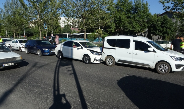 Malatya’da zincirleme kaza