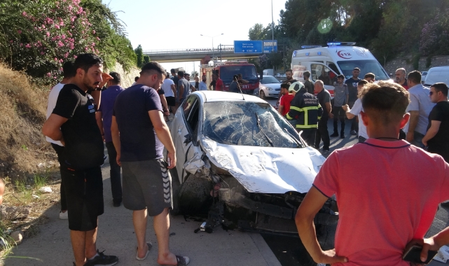 Motosiklet sürücüsü feci kazada can verdi!