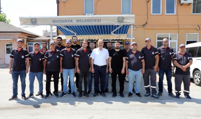 Mudanya Belediyesi'nden daha temiz Mudanya için personel takviyesi