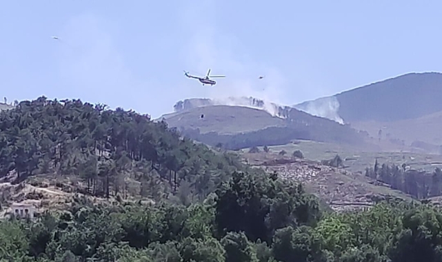 Muğla’daki orman yangınına müdahale sürüyor