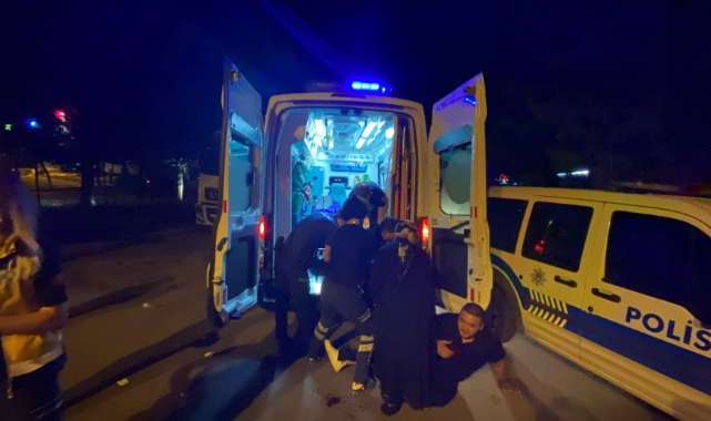 Nişan sonrası bıçaklı kavga! 2 yaralı