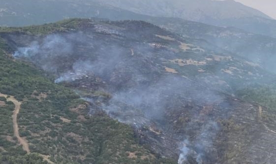 Ödemiş’teki yangın kontrol altına alındı