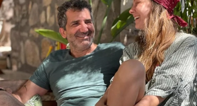 Oyuncu çift Bodrum tatilinde