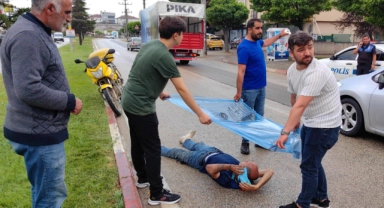 PTT memuru yaralandı, çevredekiler yardıma koştu