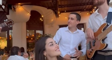 Sabancı'dan Hande Erçel'e serenat jesti