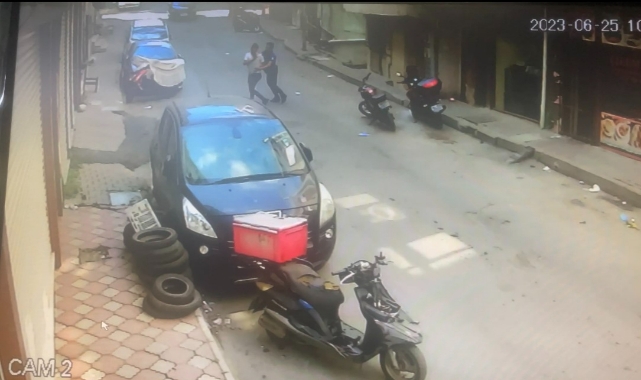 Şahsa gözaltı yapıldığı esnada polis memurunun parmağı çatladı