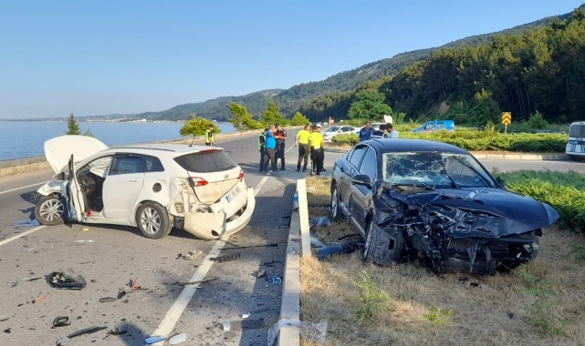 Samsun'da feci kaza: 5 yaralı