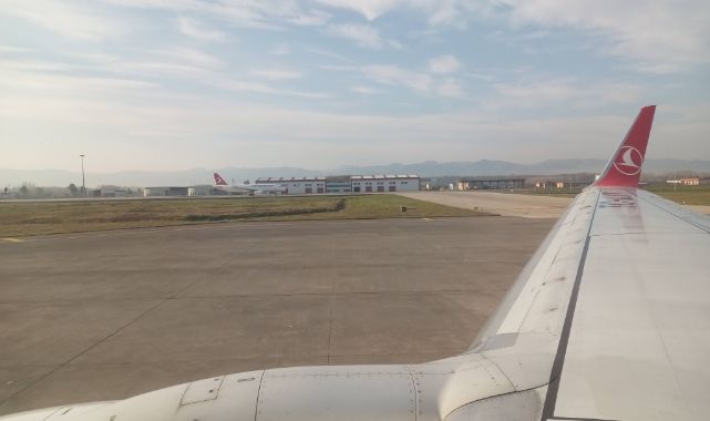 Samsun'da hava yolu yolcu sayısı yüzde 17 arttı