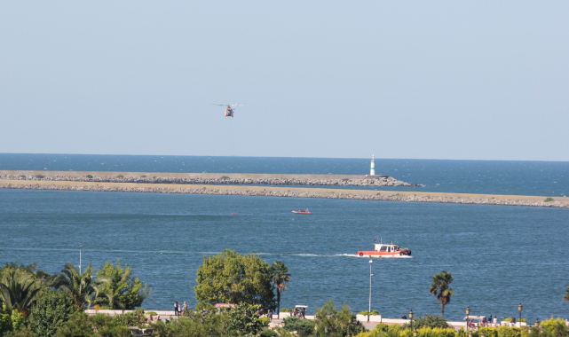 Samsun'da helikopterli kurtarma tatbikatı