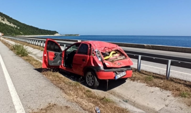 Samsun'da korkutan kaza!