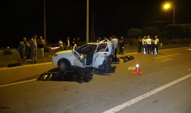 Samsun’da trafik kazası: 3 ölü 2 yaralı