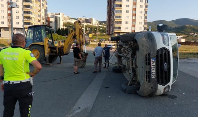 Samsun'da trafik kazası: 4 yaralı