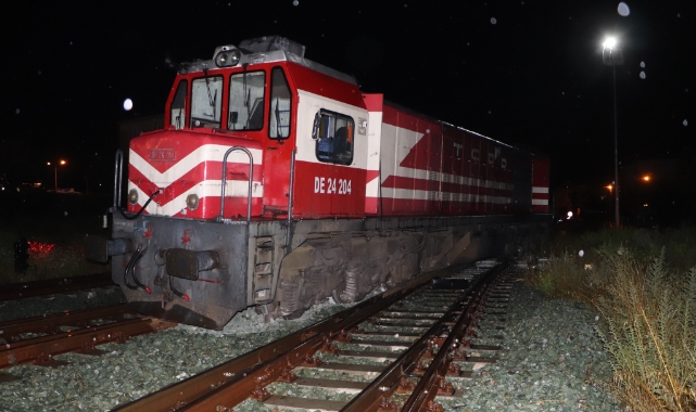 Samsun’da yük treni raydan çıktı