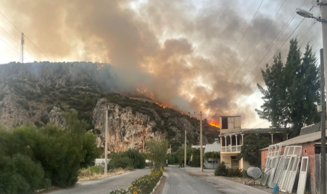 Seydikemer’de orman yangını